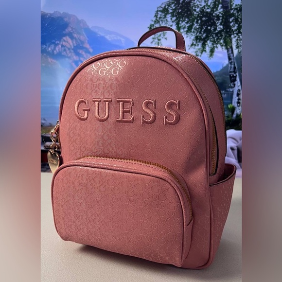 GUESS Pink Backpack - Picture 2 of 3